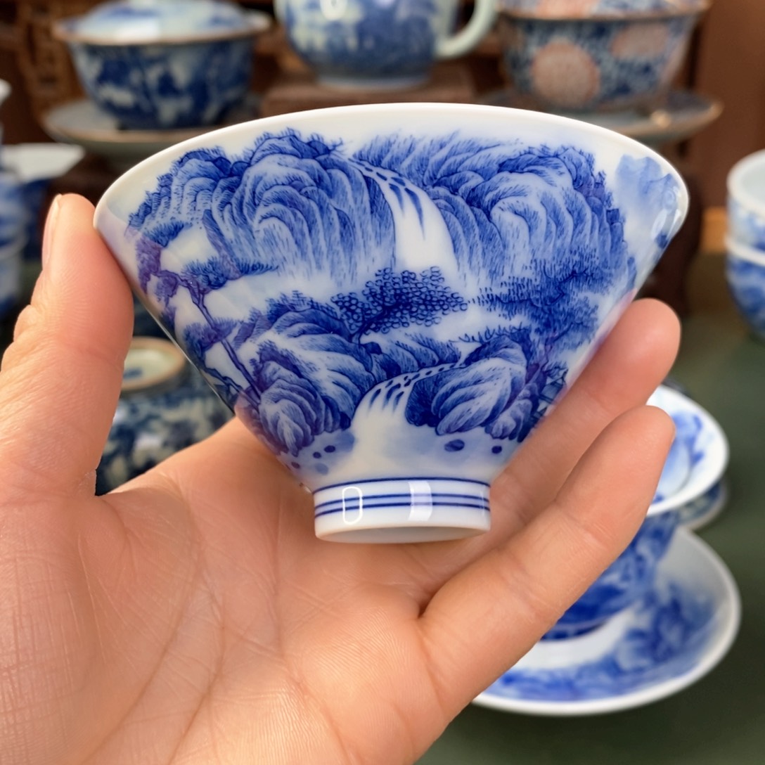 杯扬****司景德镇陶瓷手工手绘