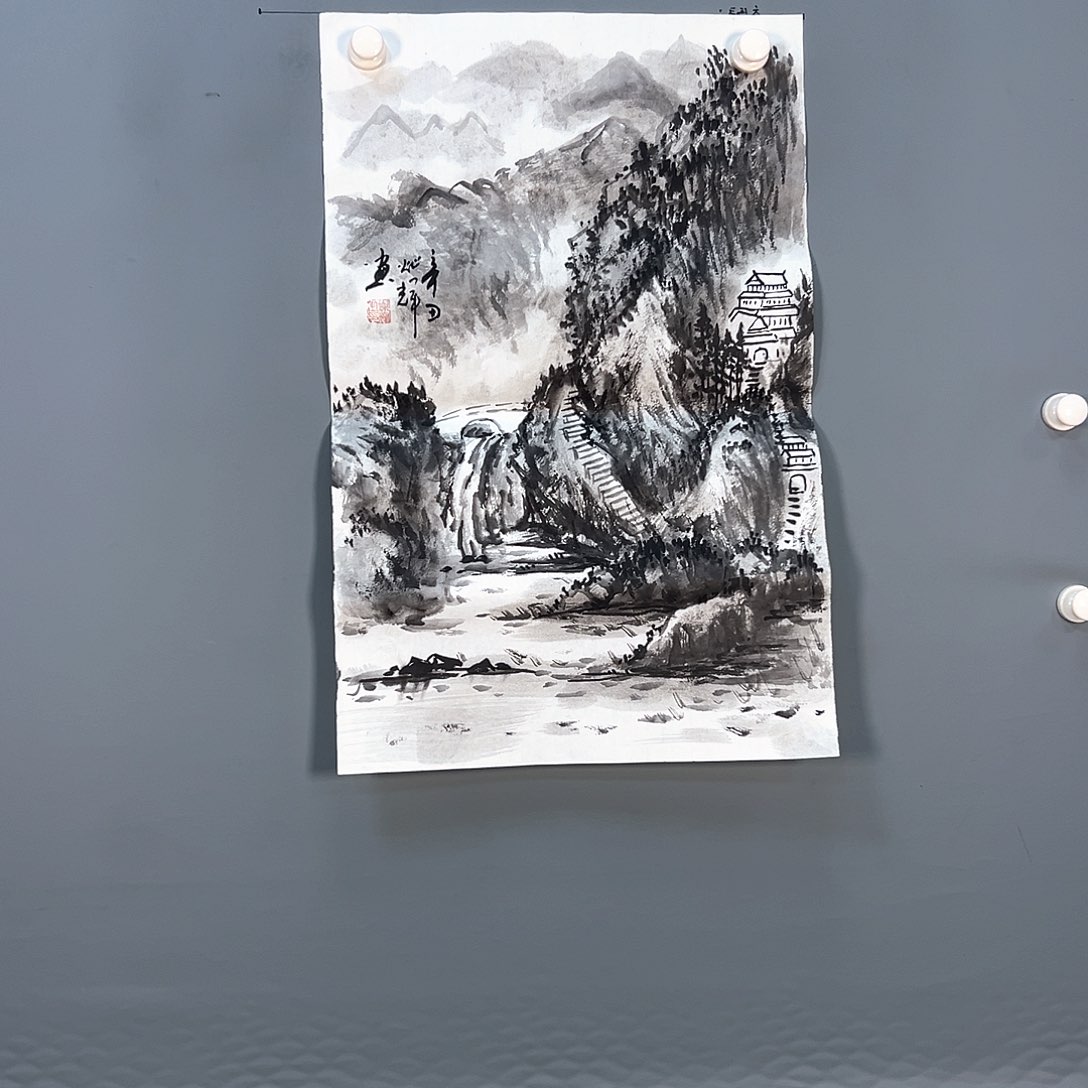 国画250 牡丹一如您飘逸一派