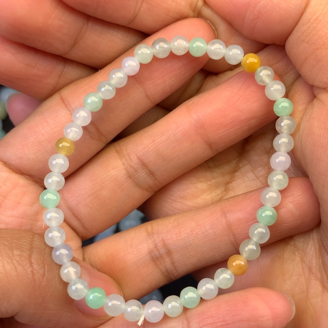 翡翠未镶嵌颈饰天然缅甸翡翠A货卡4.5