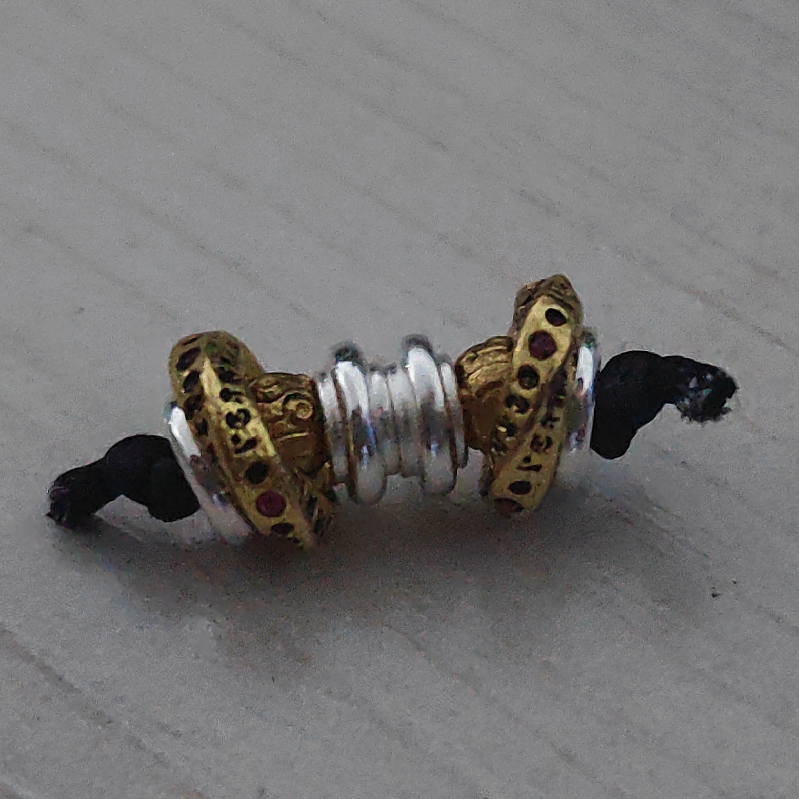 白色星环轴一套尺寸5-8mm一套文玩配饰