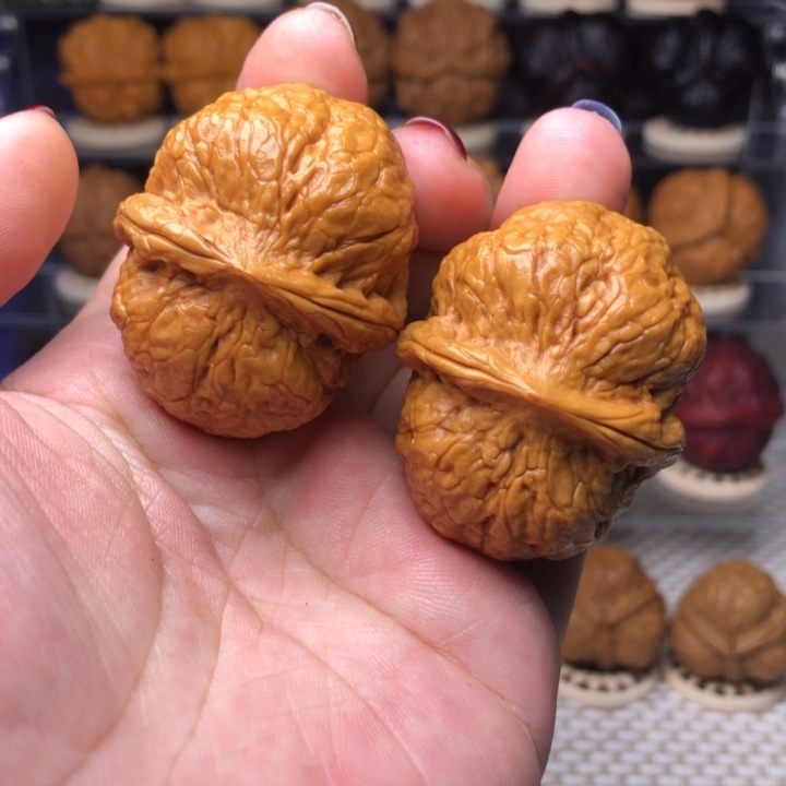 文玩核桃把件9战神元宝43尺