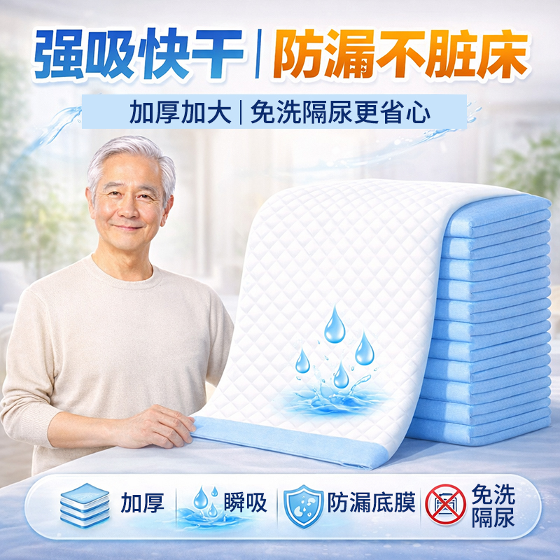 一次性隔尿垫老年人护理垫成人纸尿垫尿片产褥垫尿不湿垫老人专用商品图