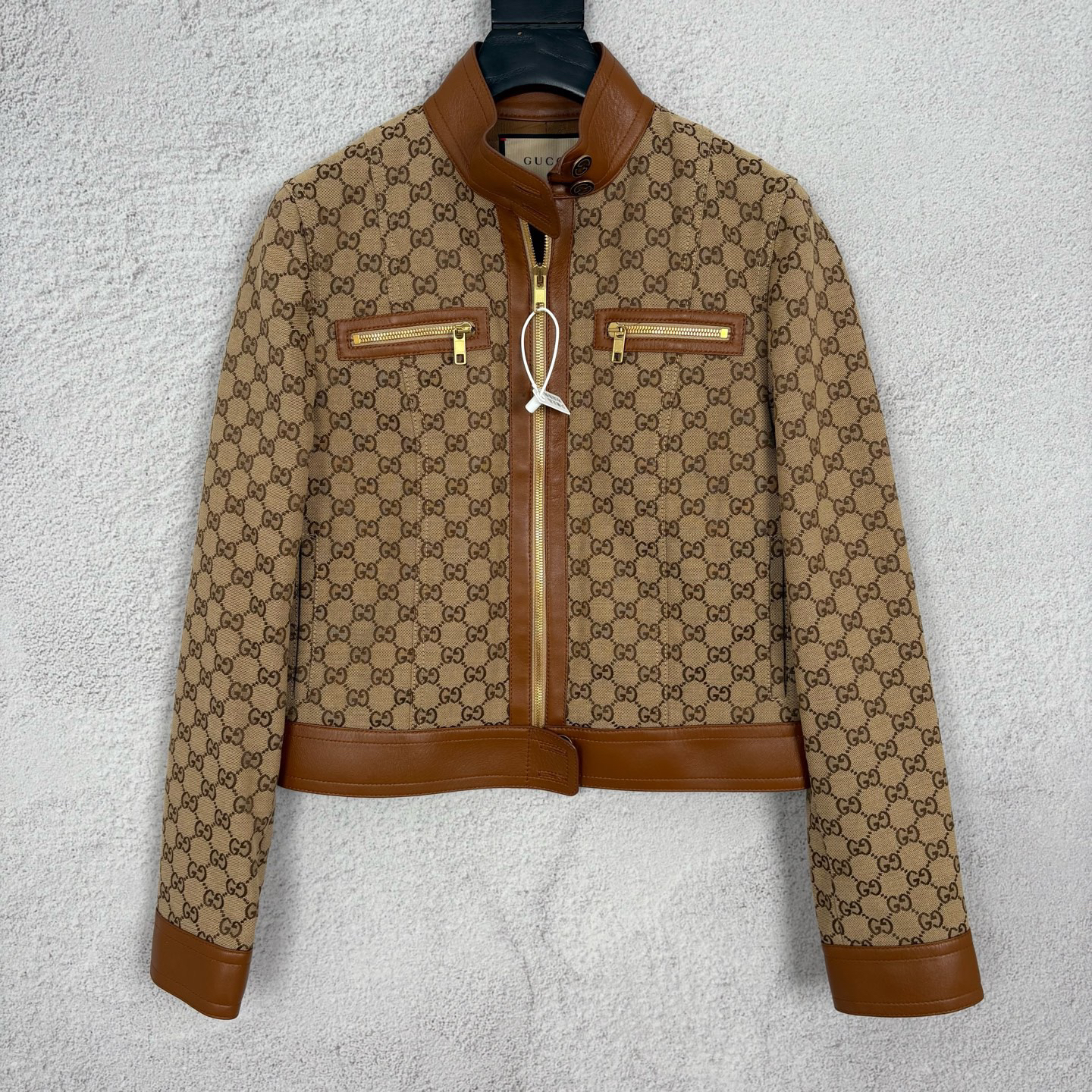 未使用 GUCCI/古驰 老花满印夹克外套 40码 YH23235