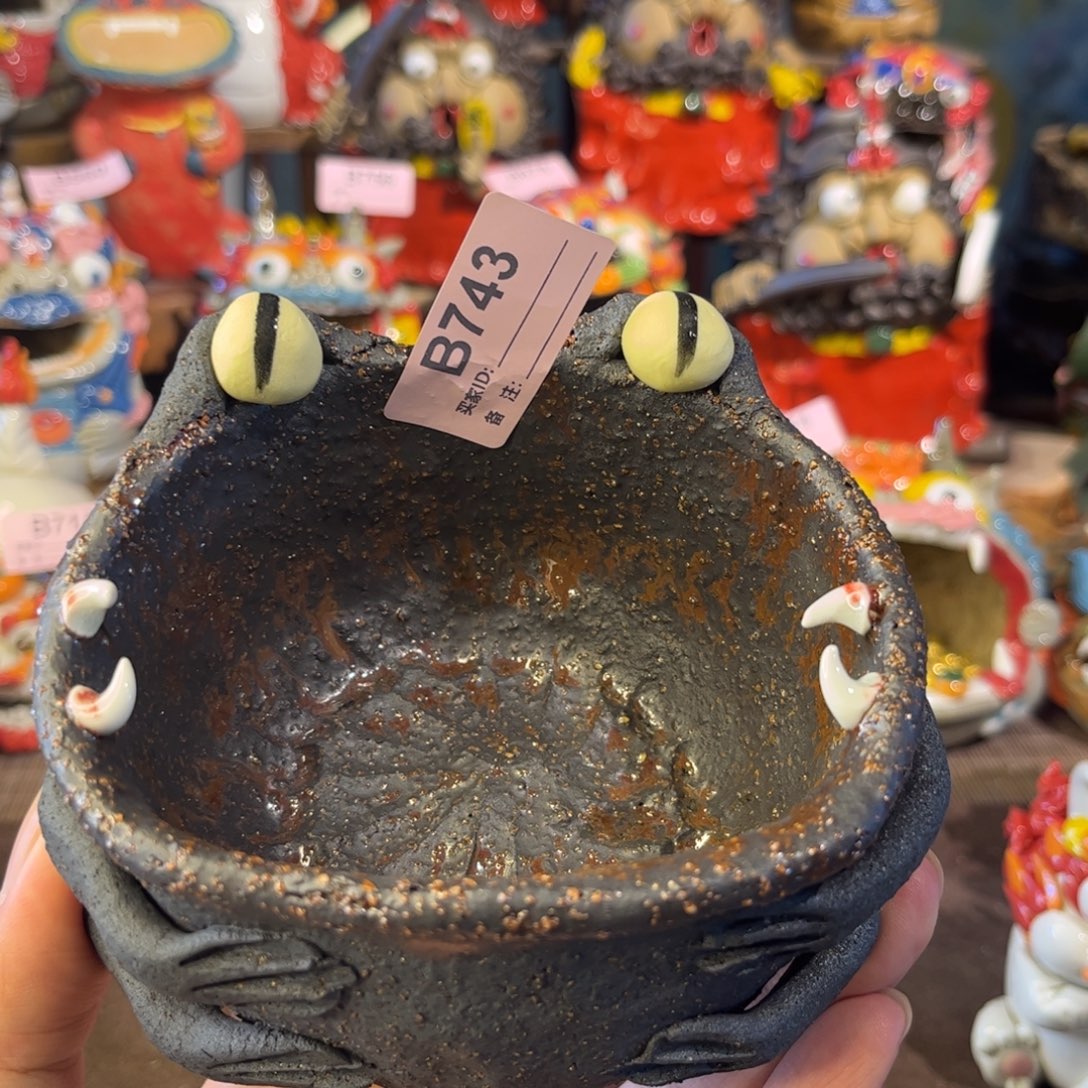 泥塑纯手工茶宠摆件