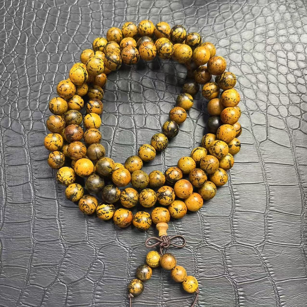 光头 A024 乌金陨木毛衣链 多样性发其一    