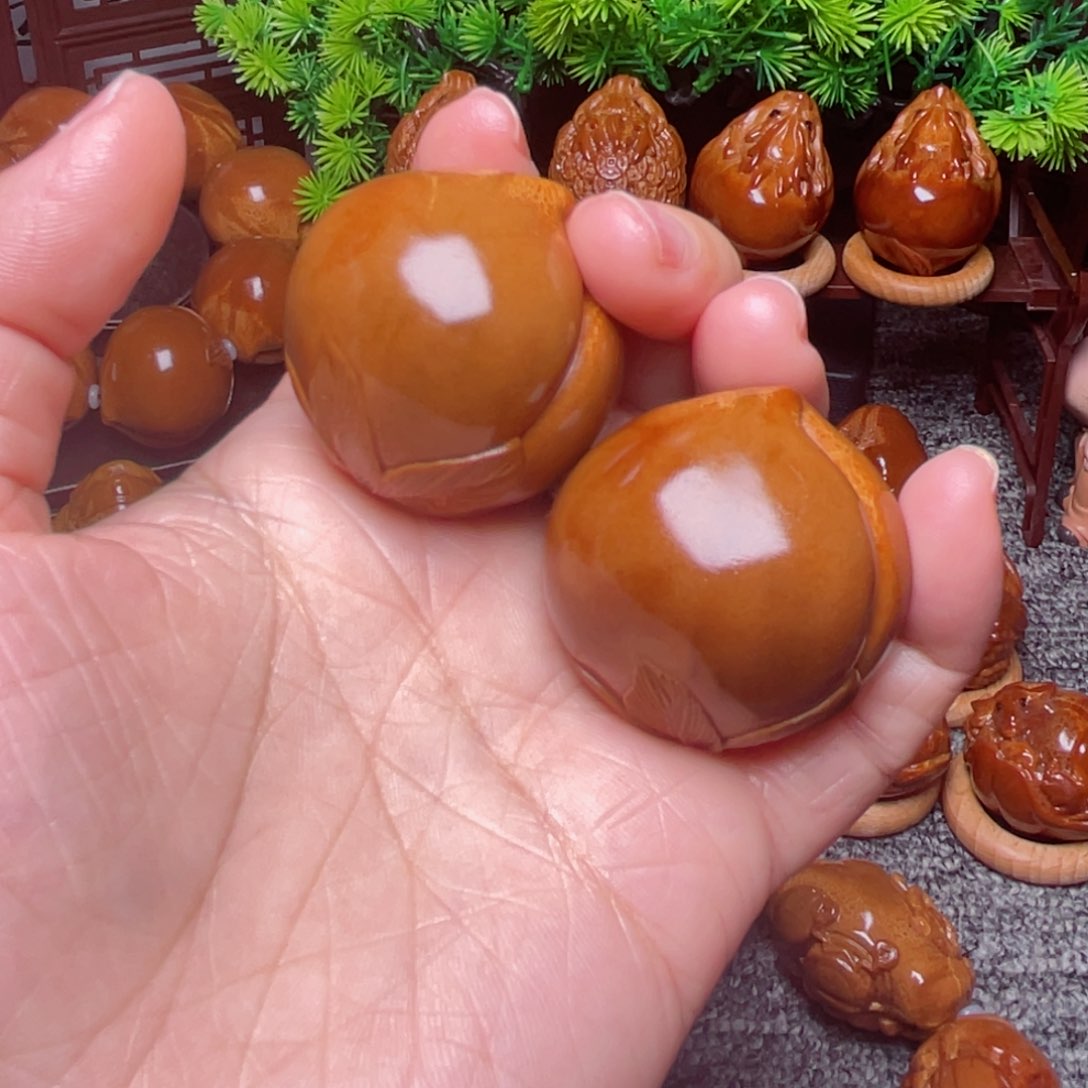 【闪购商品】橄榄核手串/手链37左右寿桃手球