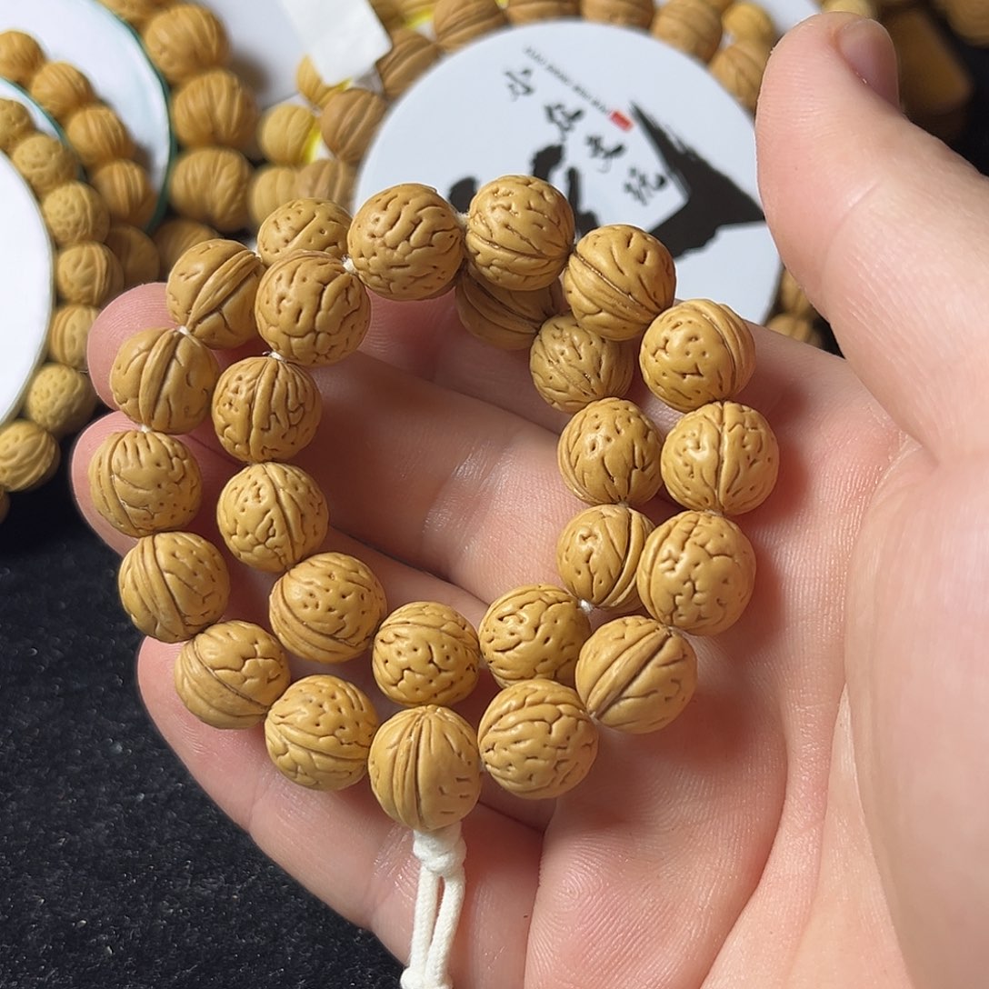 桃核手串11.5尺寸肌肉一道筋手持
