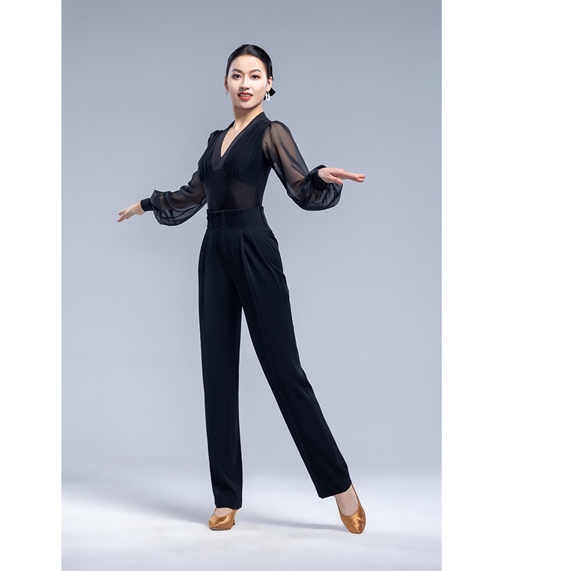 LK565女士拉丁摩登裤子-东鑫国标专业舞蹈服
