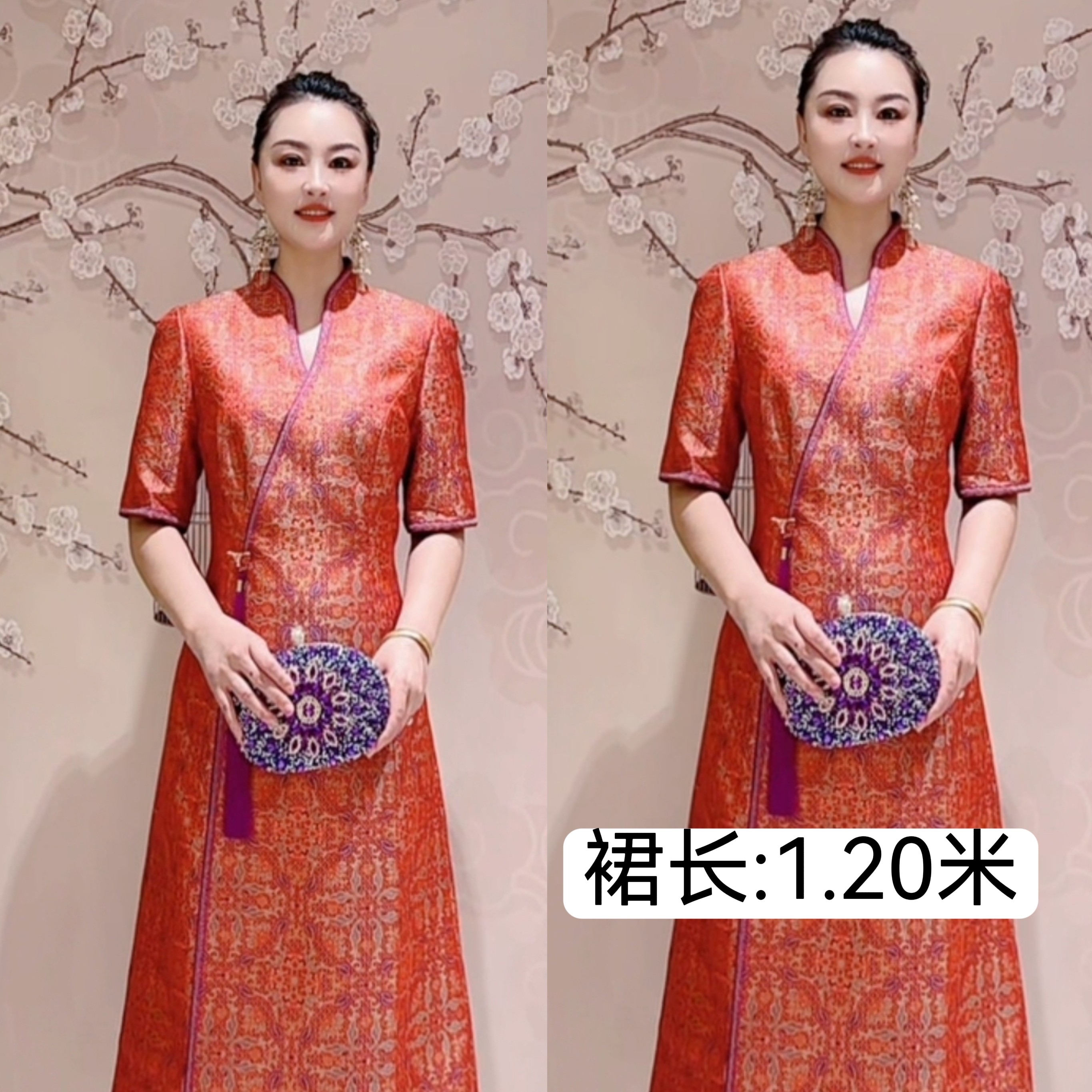 深V领如意高端礼服170589