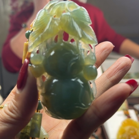 岫玉挂件未镶嵌挂件