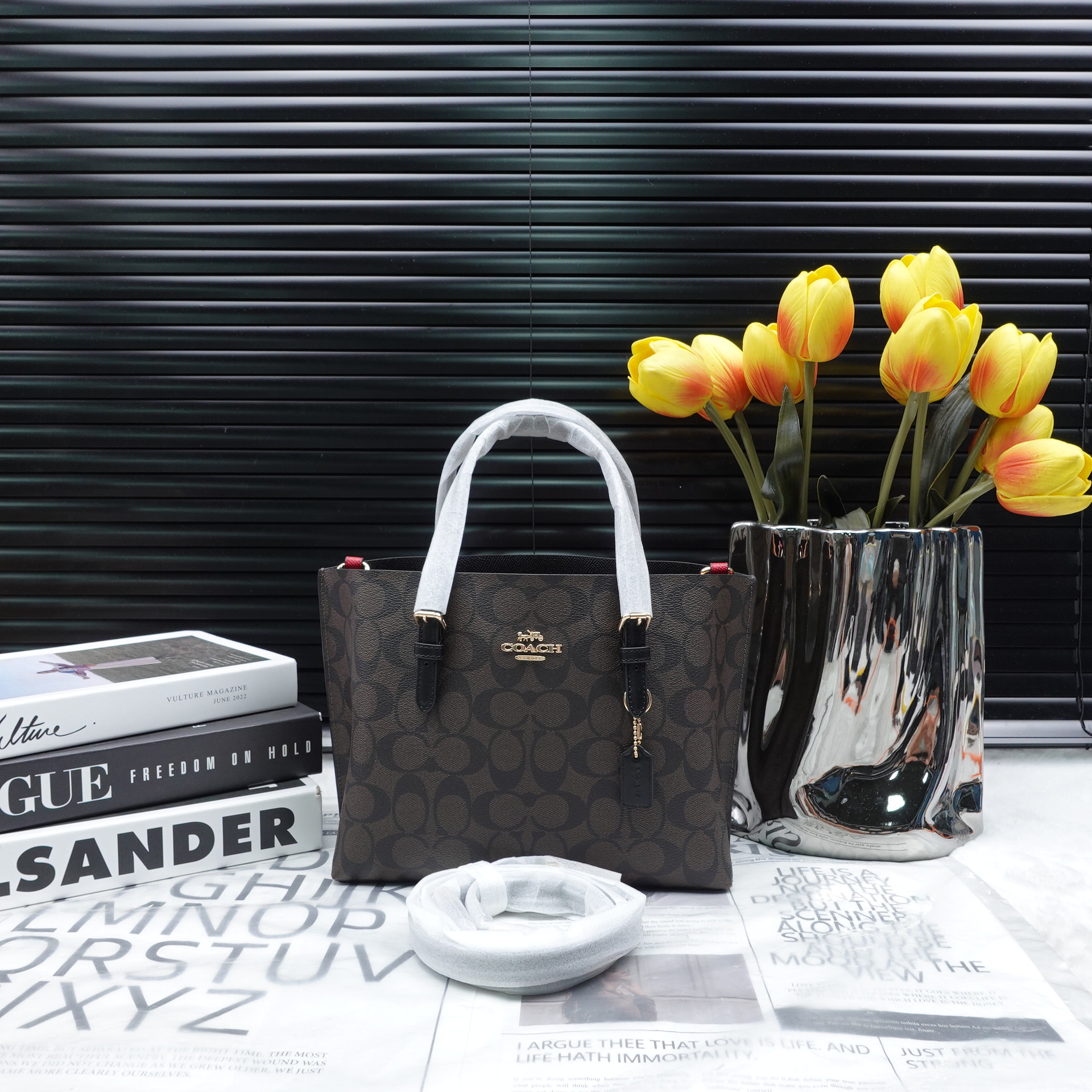 95新 COACH/蔻驰 单肩包/T10230479