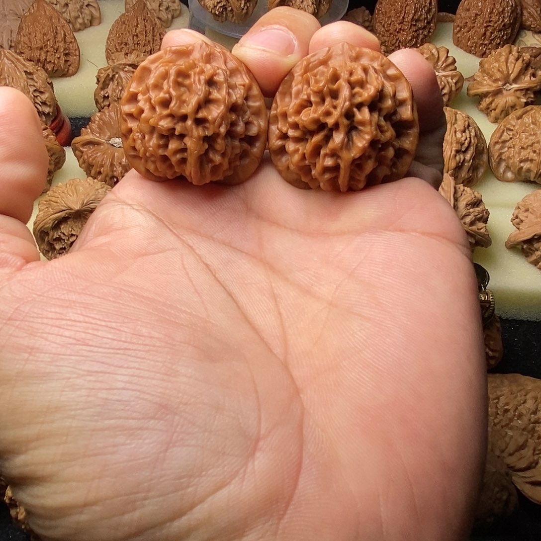 文玩核桃把件秦闷35全品