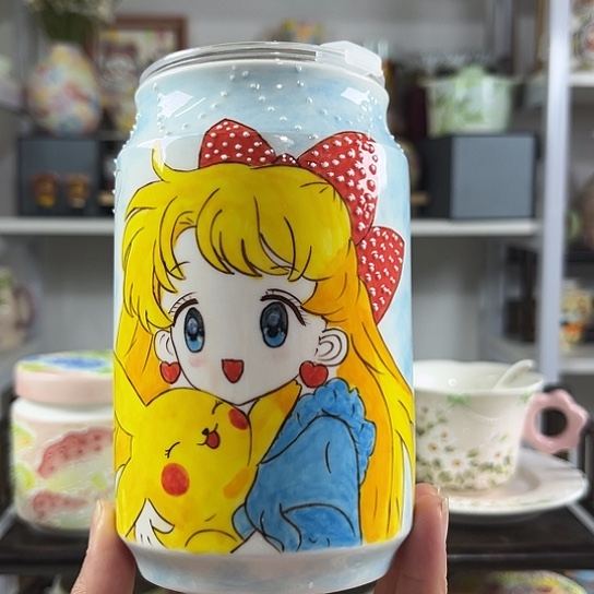 手绘高温釉下彩陶瓷