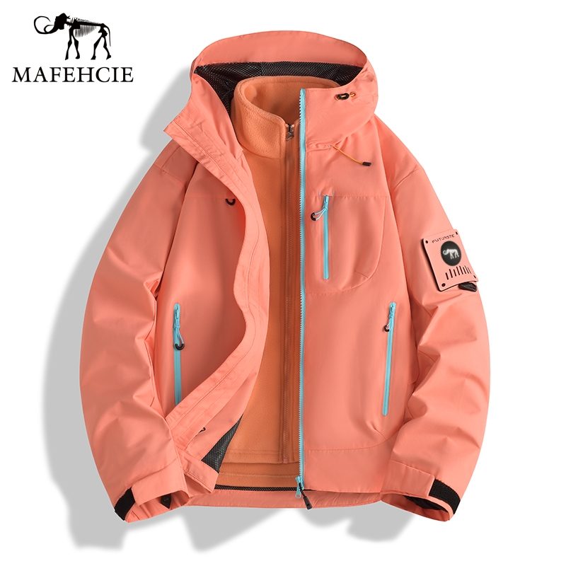 【意大利高端品牌 MAFEHCIE】男女同款高奢户外三合一冲锋衣 M6223