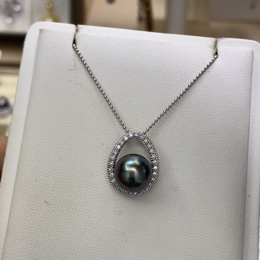 海水珍珠合金吊坠(赠链)