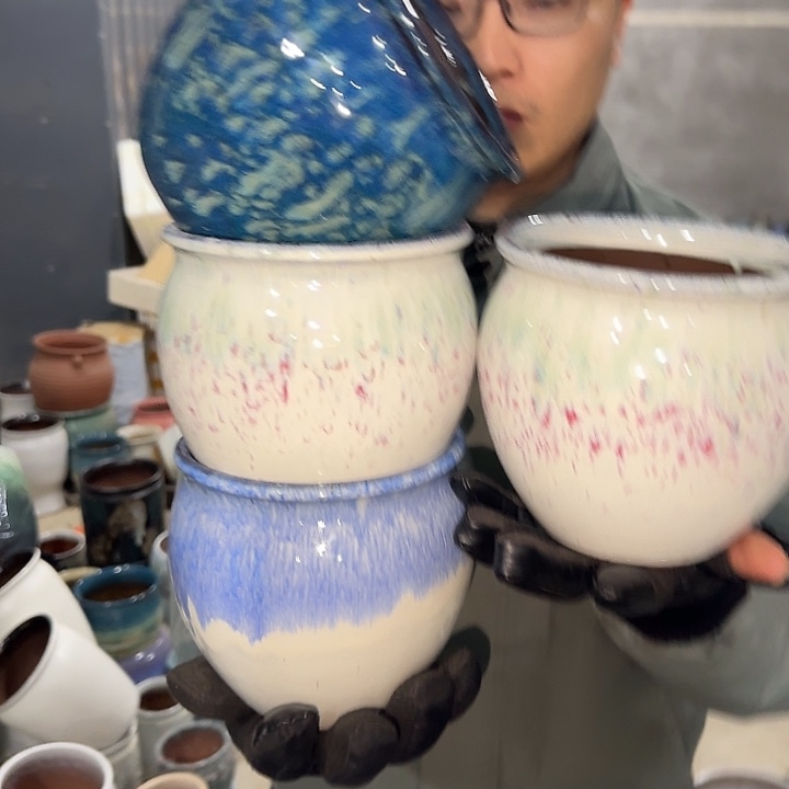 高度13口15啦啦花盆