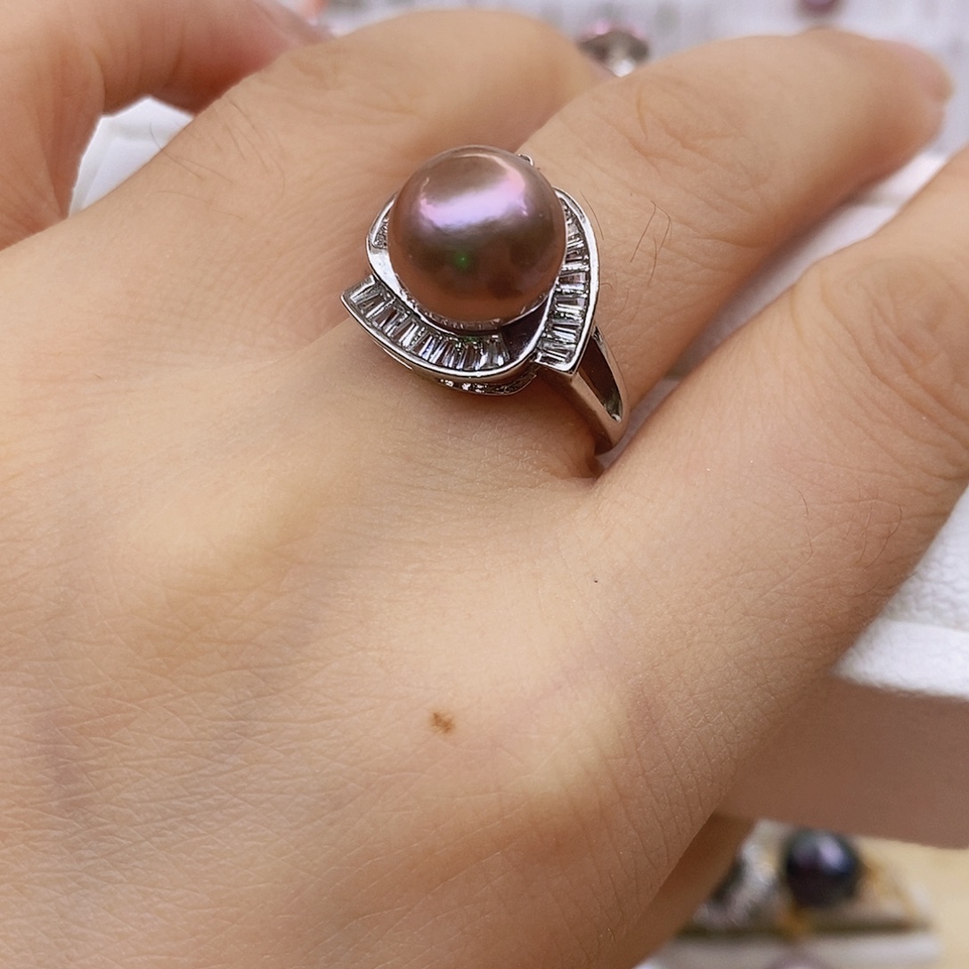 戒指未镶嵌淡水珍珠