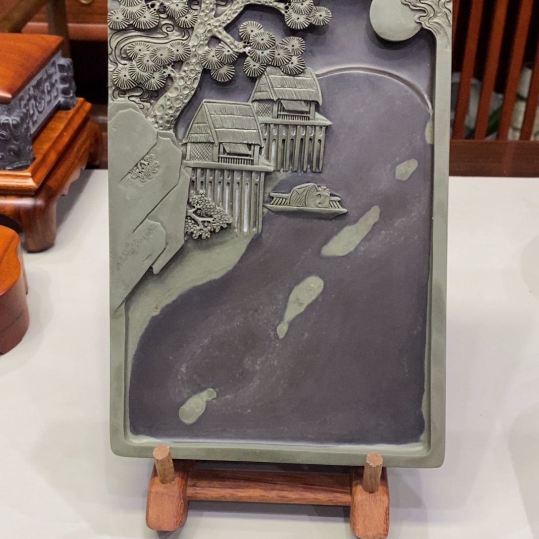 落***雨砚台砚台的设计与