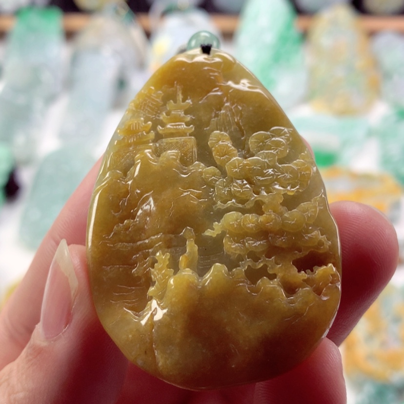 【闪购商品】翡翠吊坠(不含链)未镶嵌