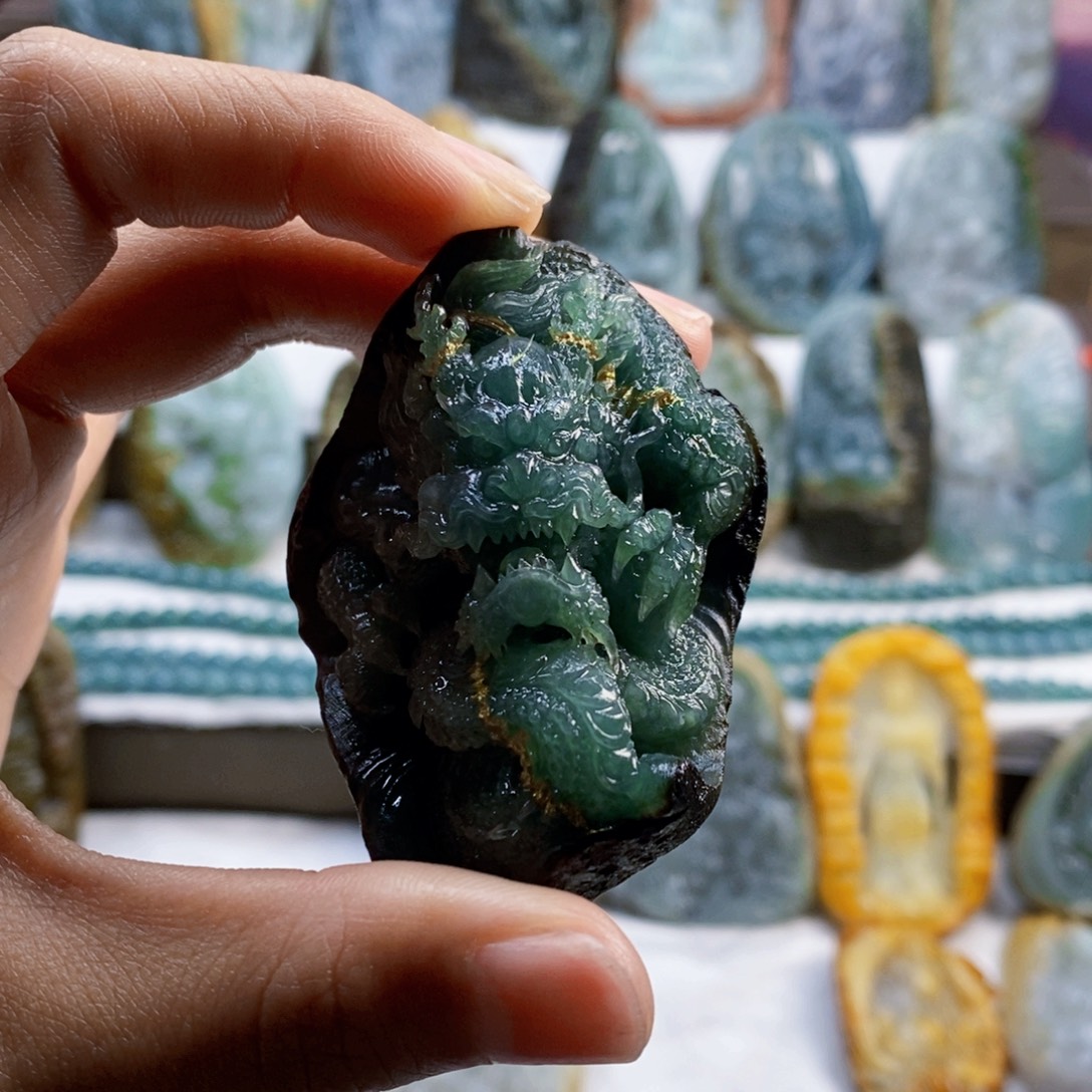 定制翡翠未镶嵌翡翠定制链接