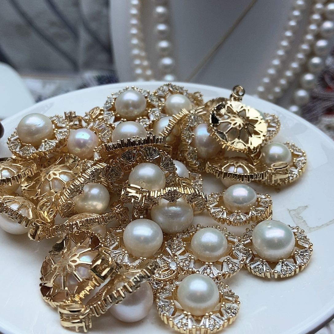 颈饰未镶嵌淡水珍珠89号吊坠一个