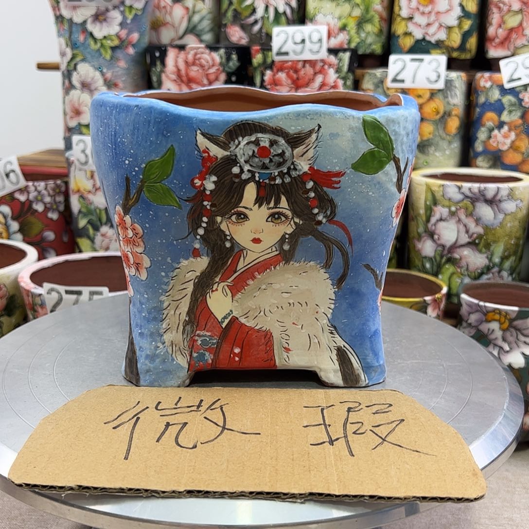 景德镇陶瓷花盆景德镇陶瓷花盆