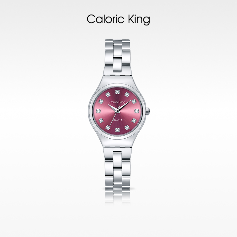 凯卡思Caloric King致简系列乌梅紫盘简约时尚女士腕表