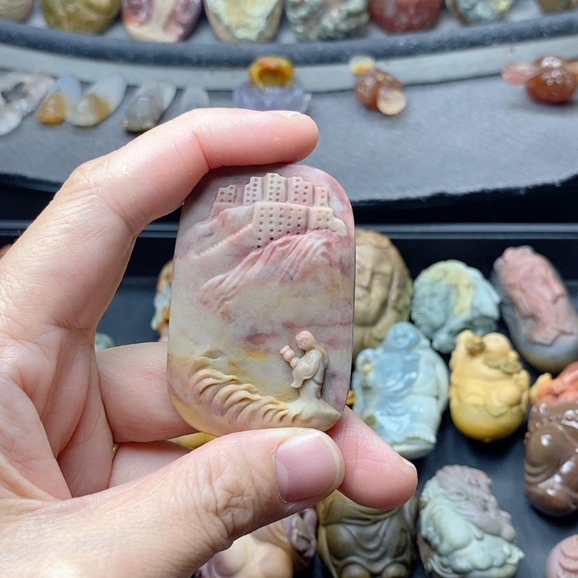 【闪购商品】定制石英质玉吊坠未镶嵌