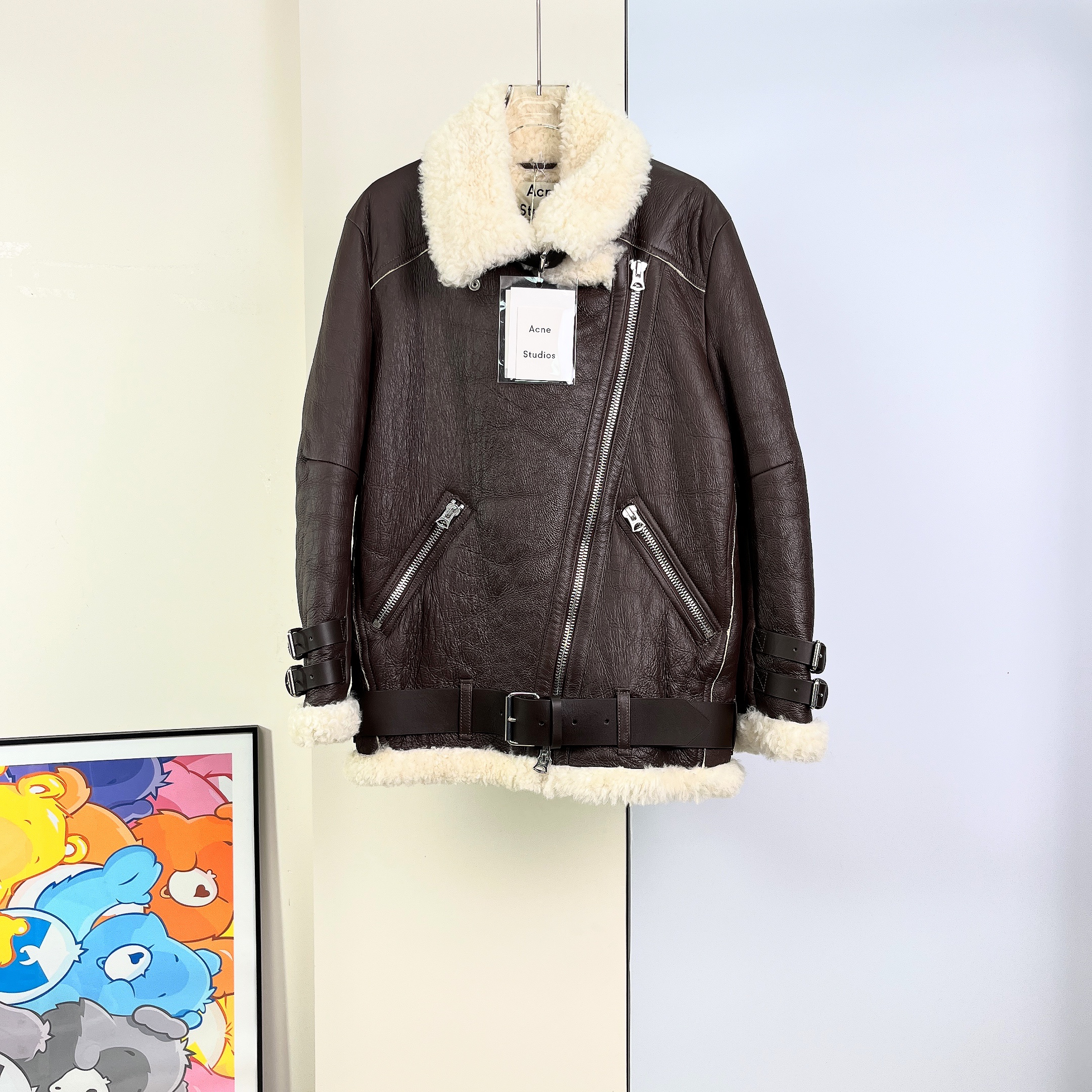 未使用 Acne studio 皮毛一体外套/32码/Xspr3265 