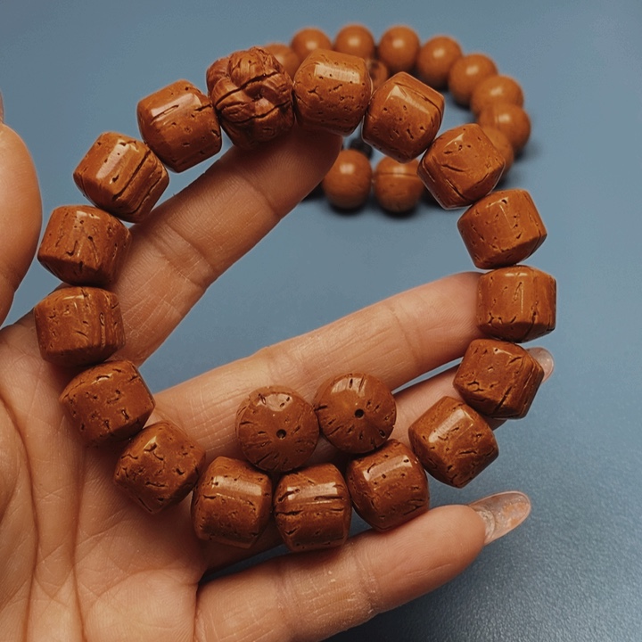 桃核手串五谷丰登14全品16颗