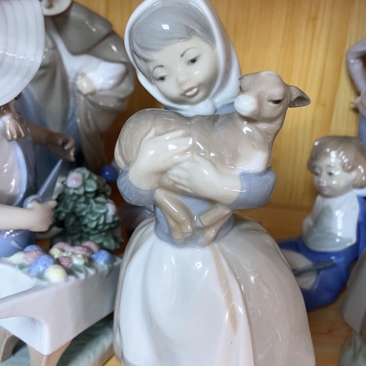 中古欧瓷瓷器小房子