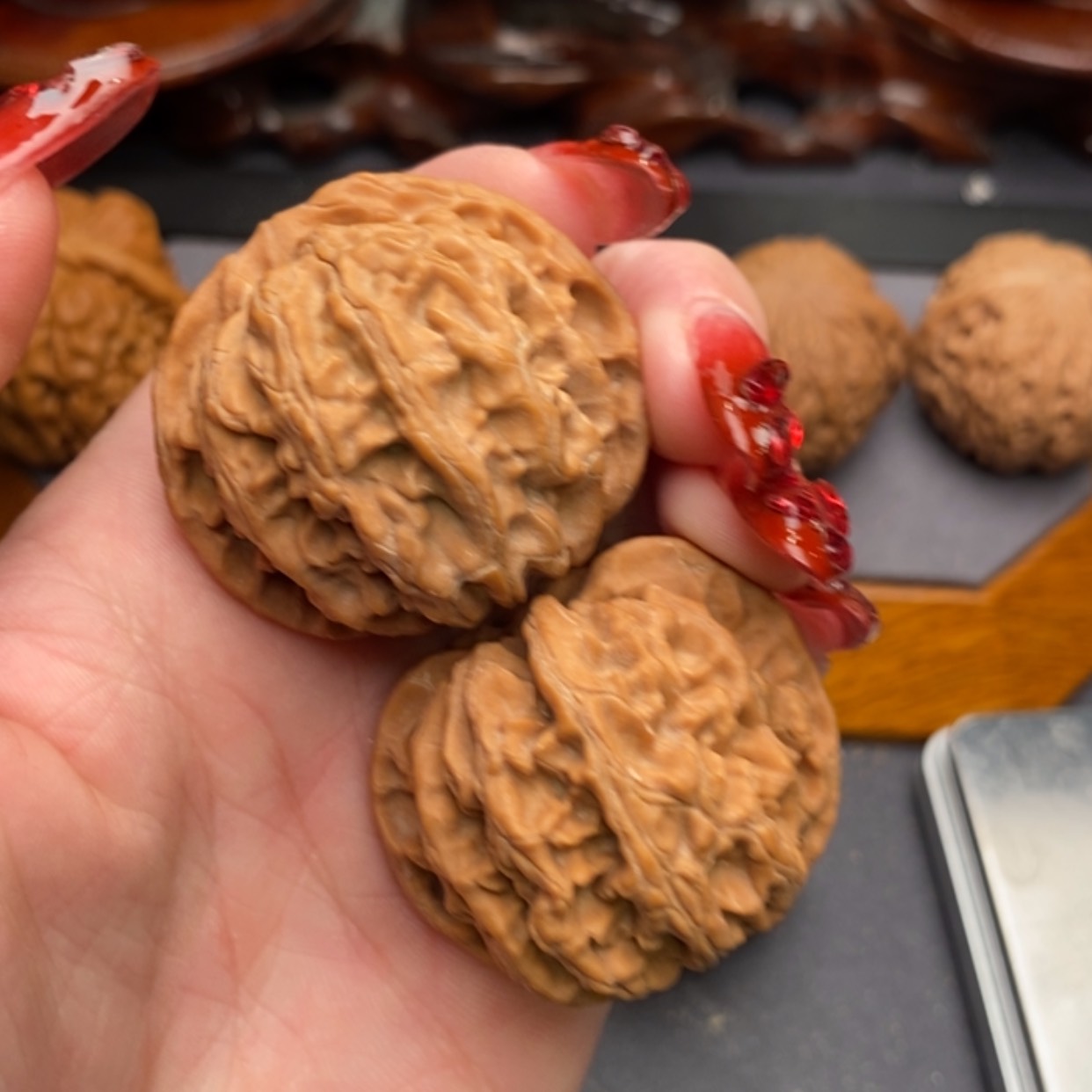 【闪购商品】文玩核桃吊坠苹果园40全品