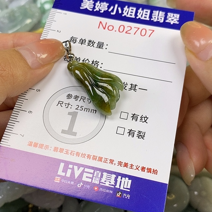翡翠未镶嵌颈饰翡翠