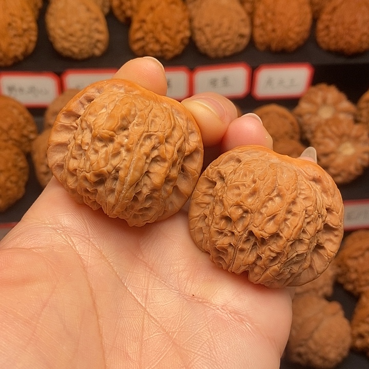 文玩核桃把件血麒麟43有修