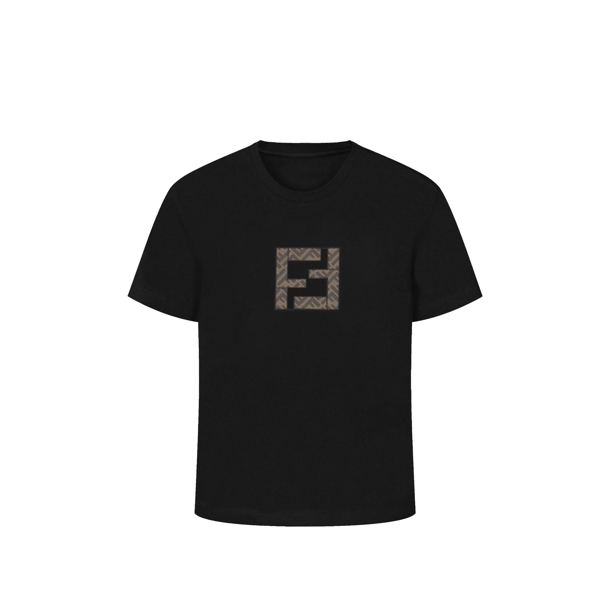 朗尼芬迪2025男装新款双FF休闲短袖T恤7316173309