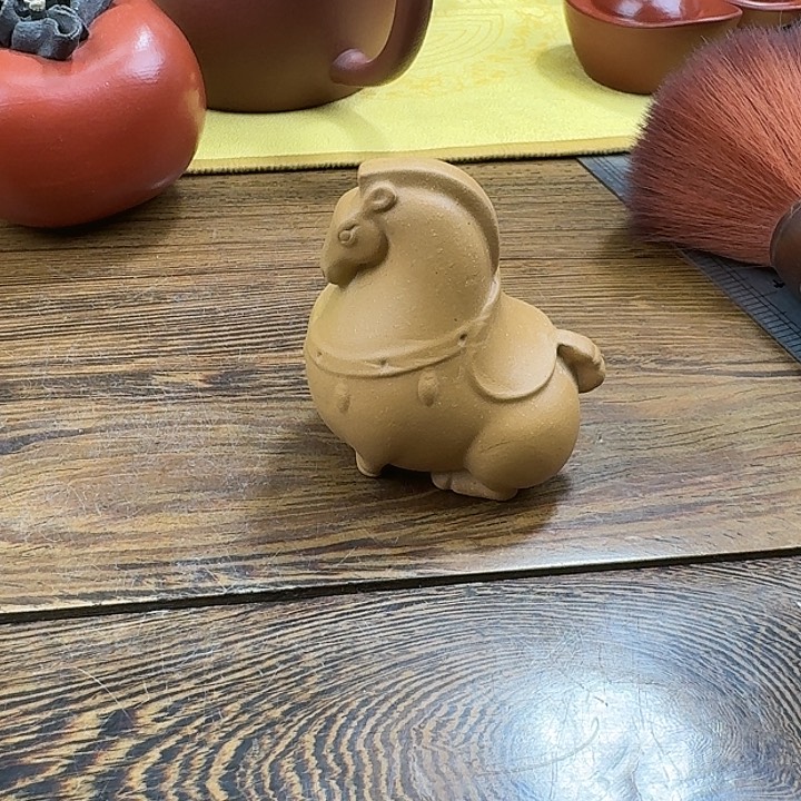 紫砂茶壶唐马段泥
