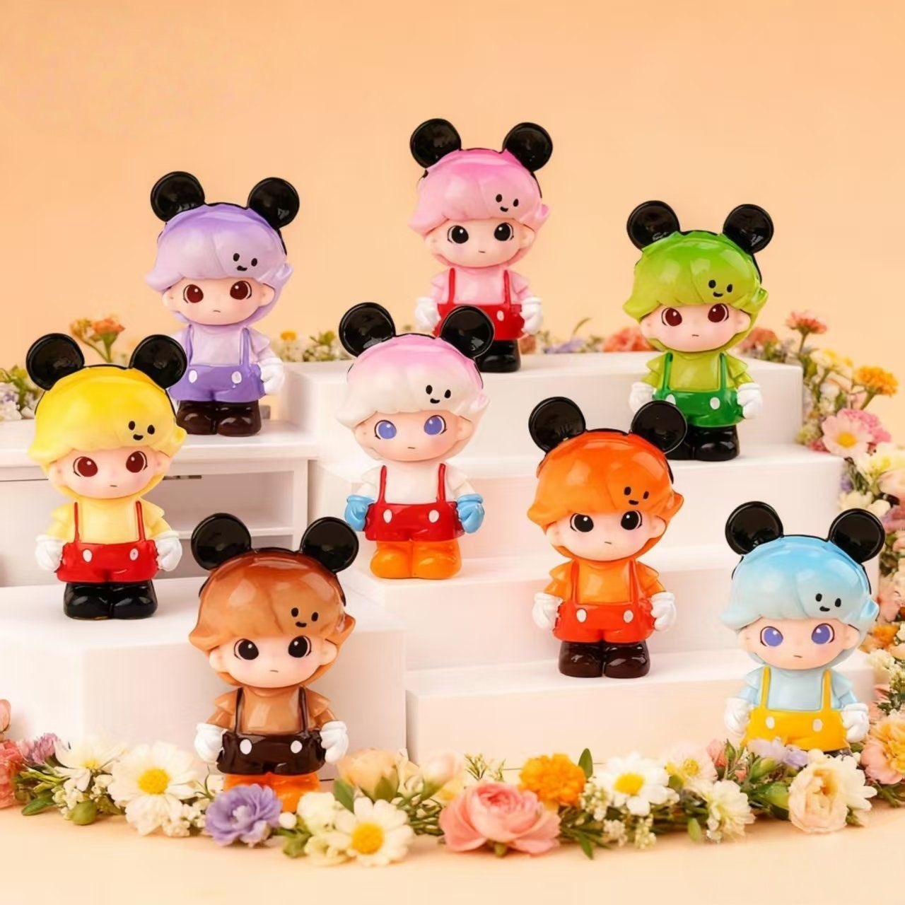 【硕硕家】对对碰米奇dimoo萌粒摆件