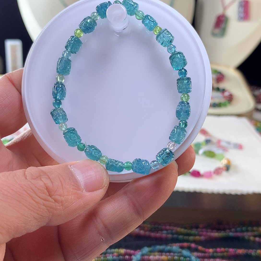 碧玺手链未镶嵌A****e碧玺手链