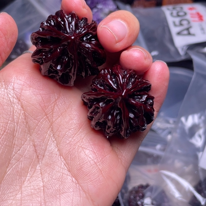 文玩核桃把件三棱子