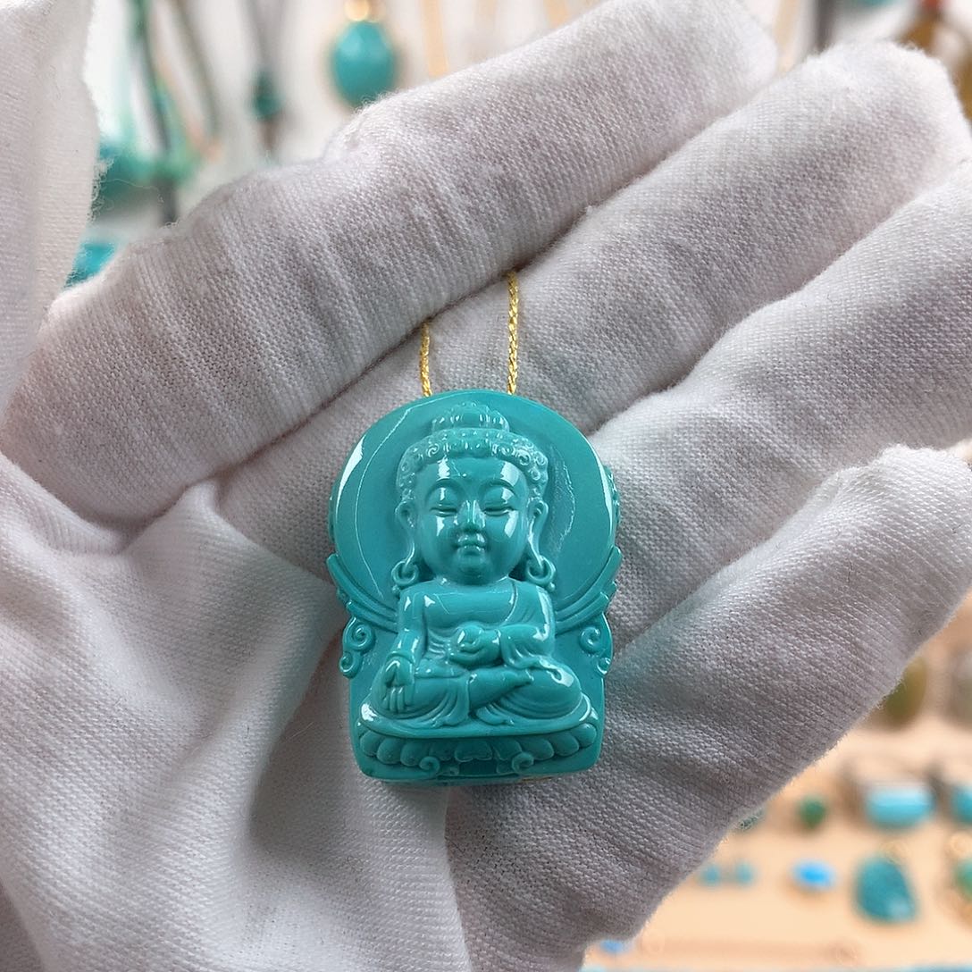 绿松石珠宝奇石未镶嵌