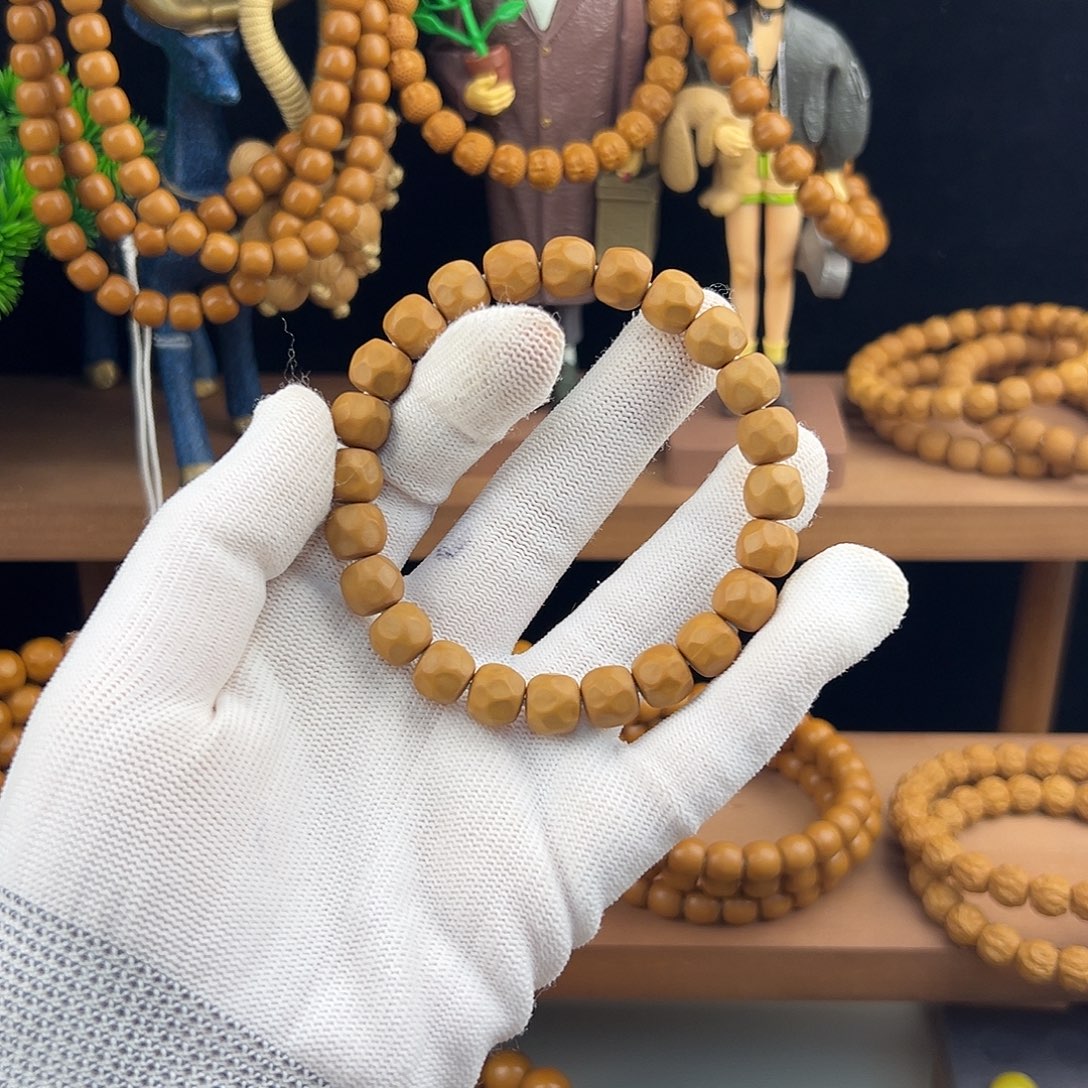 张***呀猴头核桃手串全品奶酪原皮原色不泡药