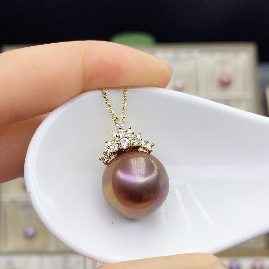 淡水珍珠颈饰合金