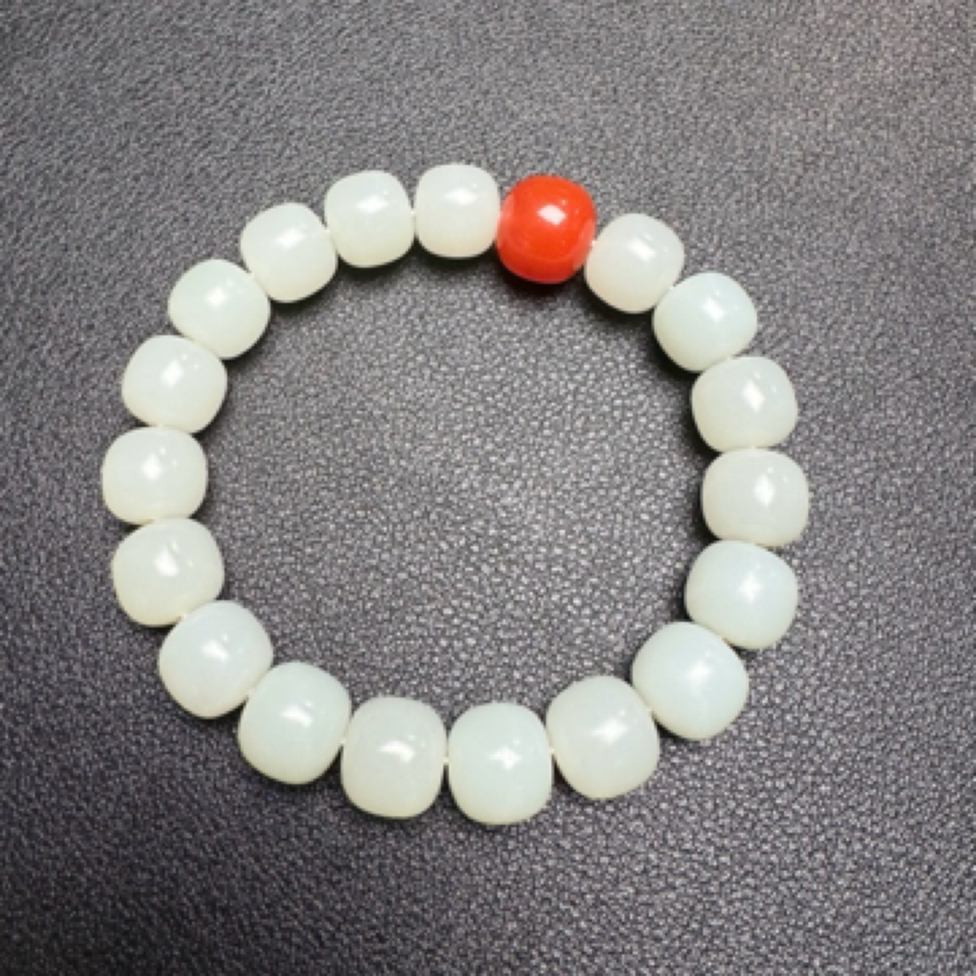 和田玉手串未镶嵌