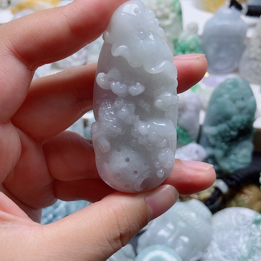 吊坠(不含链)未镶嵌翡翠1