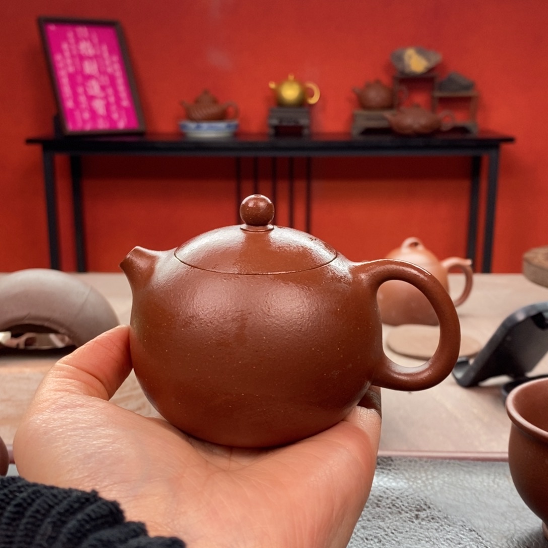 紫砂茶壶底槽清西施160cc全手➕底槽清杯子