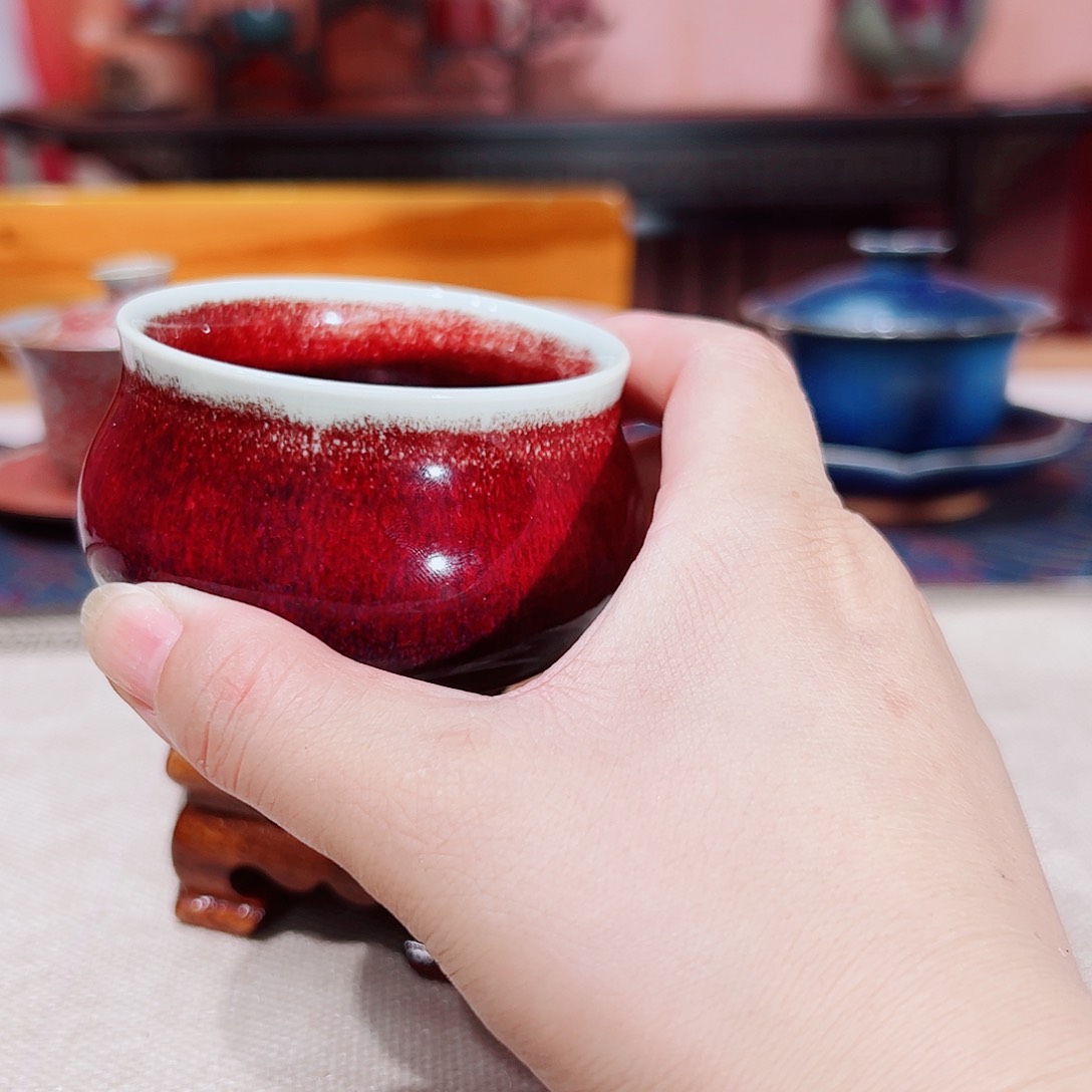 杯子白*翁钧瓷艺术作品