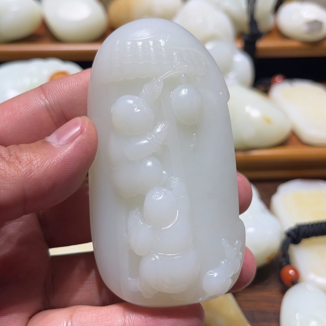 和田玉把件未镶嵌