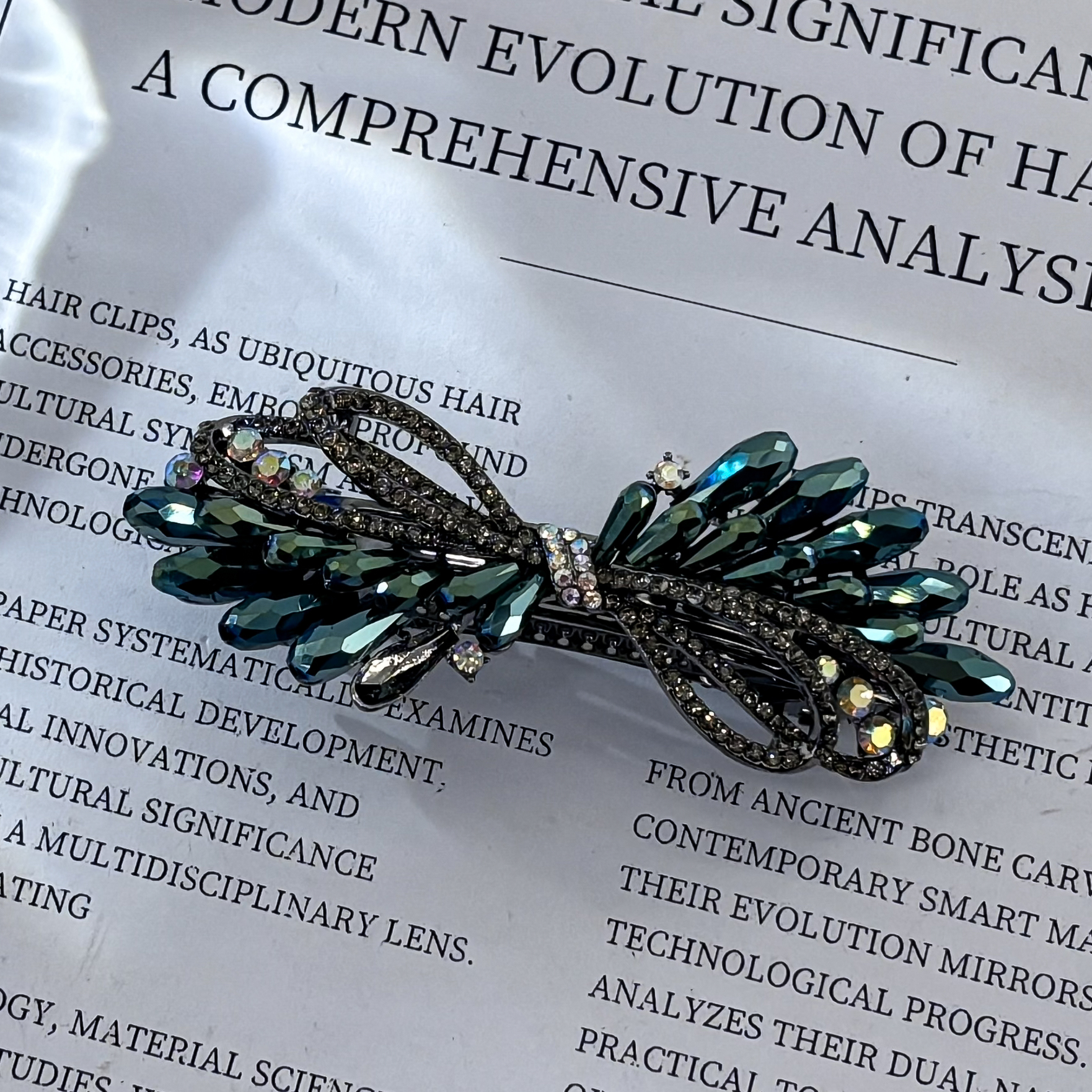 2037时尚简约边夹发夹