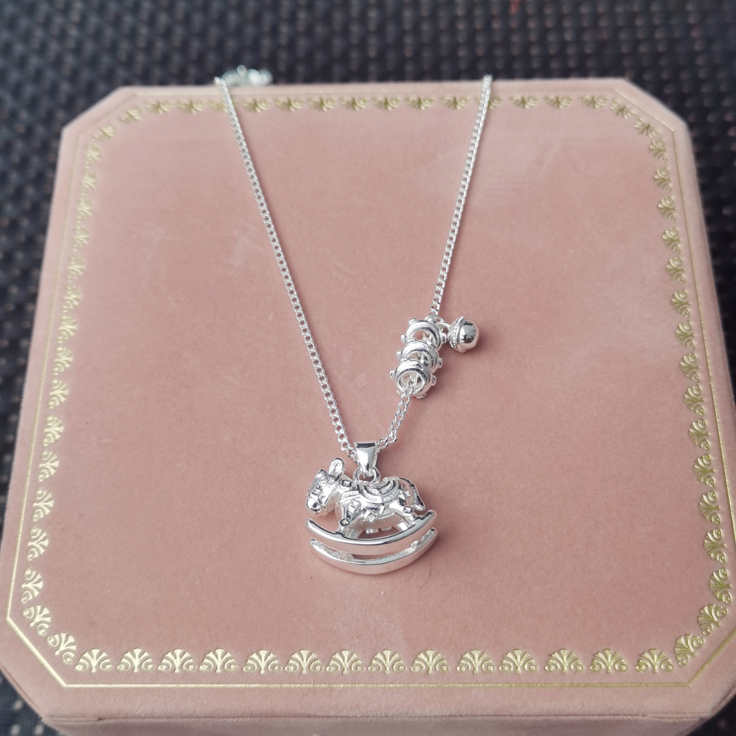 货号3007 马上有钱银项链 无礼盒