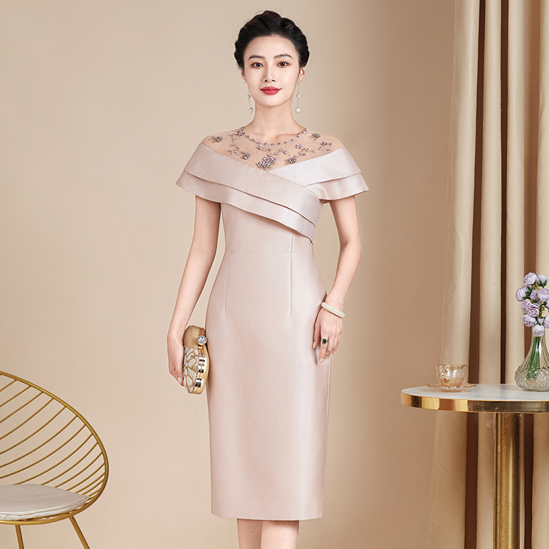 2025新款洋气结婚婚宴装旗袍平时可穿年轻夏季婚礼妈妈礼服